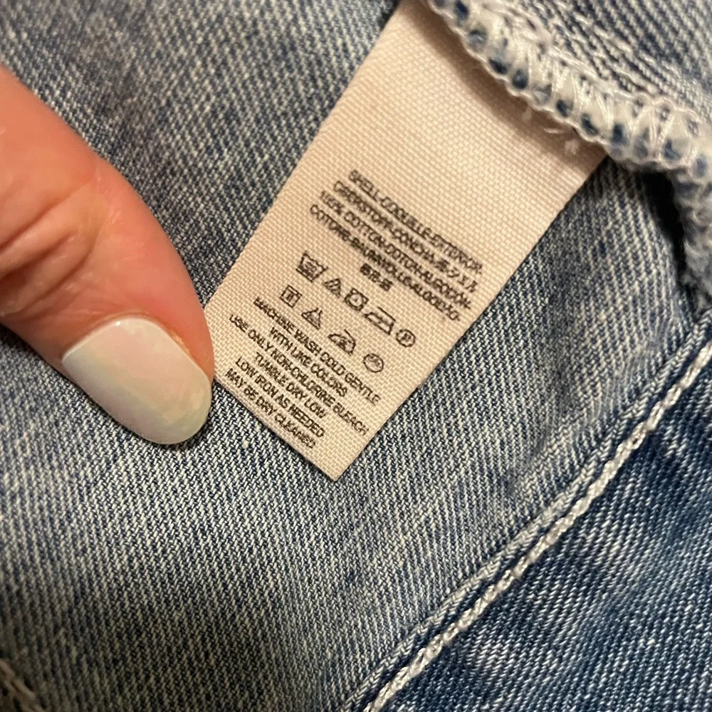 Free People Light Blue Denim Jacket - Women's Jean Trucker - Picture 6 of 10